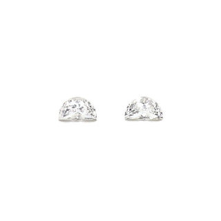 DIA134- Pair of Half Moon Lab Diamonds