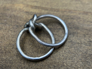 Silver Double Knot Ring