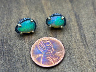 Ethiopian Opal Earrings