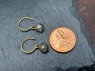 Milky Diamond Hex Dangles