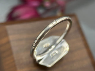 Bronze Sapphire Edge Ring