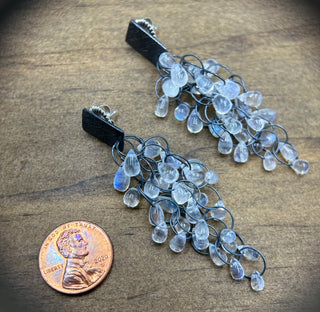 Moonstone Tangle Earrings