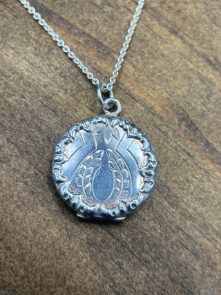 Antique Laurel Locket