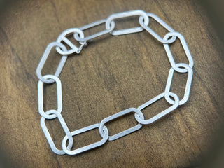 Large Paperclip Chain Bracelet