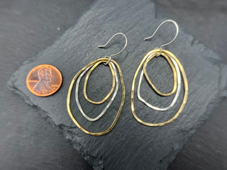 Midi Flutter Hoop Earrings