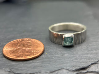 Indicolite Hammered Band
