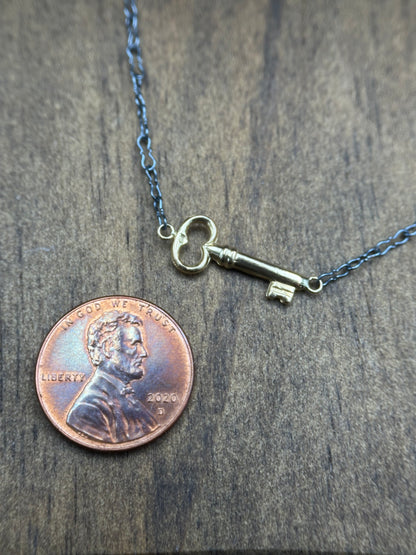 Gold Key Necklace