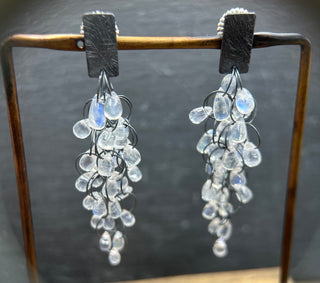 Moonstone Tangle Earrings