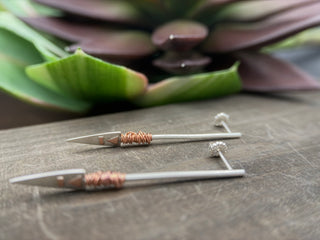 Wolf Princess Spear Earrings