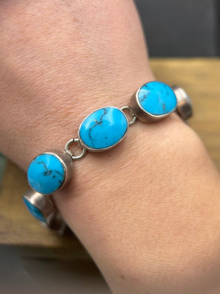 Vintage Turquoise Cab Bracelet