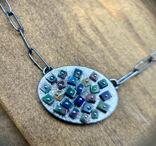 Opal Mosaic Necklace