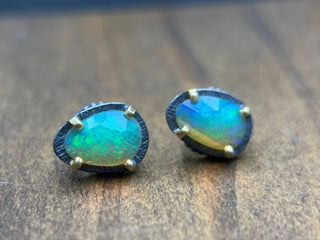 Ethiopian Opal Earrings