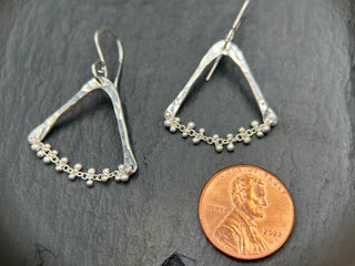 A-Frame Earrings - Sterling Silver