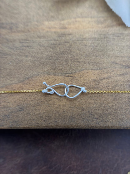 Partially Scattered Caviar Necklace - GF