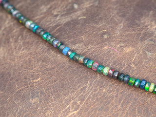 Benthic Talisman- Emerald and Black Opal Convertible Necklace