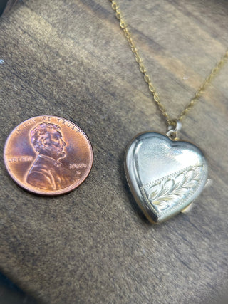 Vintage Vermeil Heart Locket