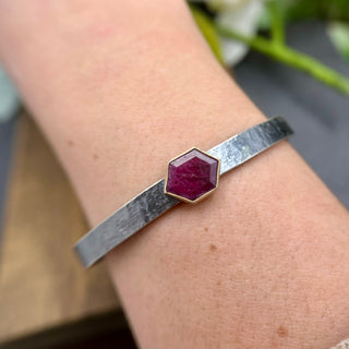 Ruby Tablet Hex Cuff