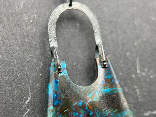 Chrysocolla Bridle Bit Pendant