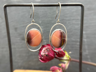 Mookaite Jasper Halo Dangles