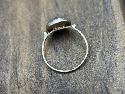 Full Moon Moonstone Ring