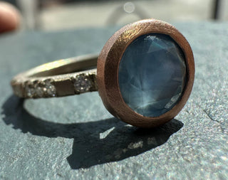 Sapphire Confetti Ring