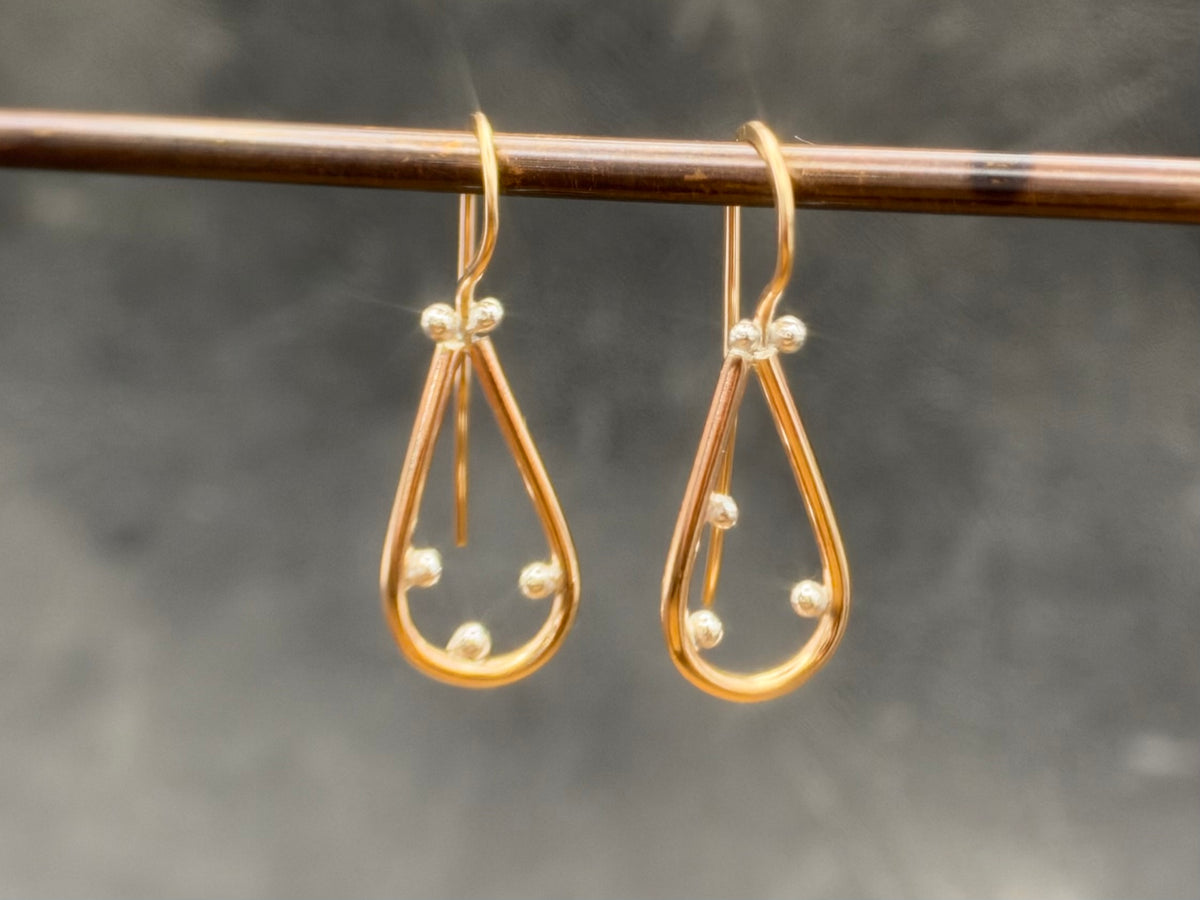 Raindrop Earrings-S-GF