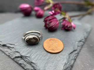Bronze Sapphire Edge Ring