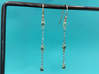 Sapphire Drip Dangles
