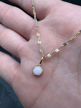 Golden Opal Necklace