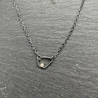 Comet Diamond Necklace