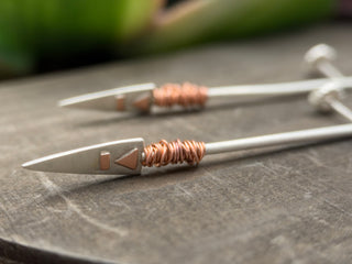 Wolf Princess Spear Earrings