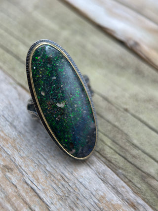 Oval Opal Ring