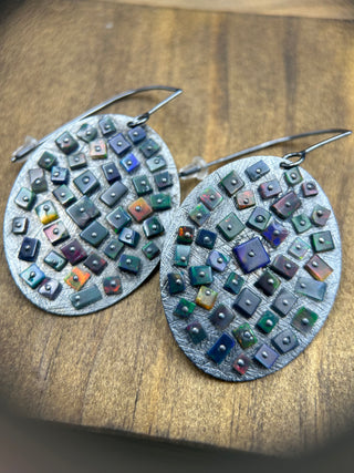 Opal Mosaic Earrings