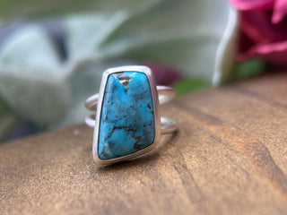 Turquoise Bias Ring