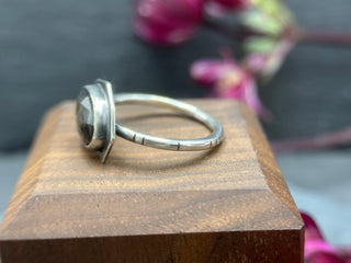 Bronze Sapphire Edge Ring