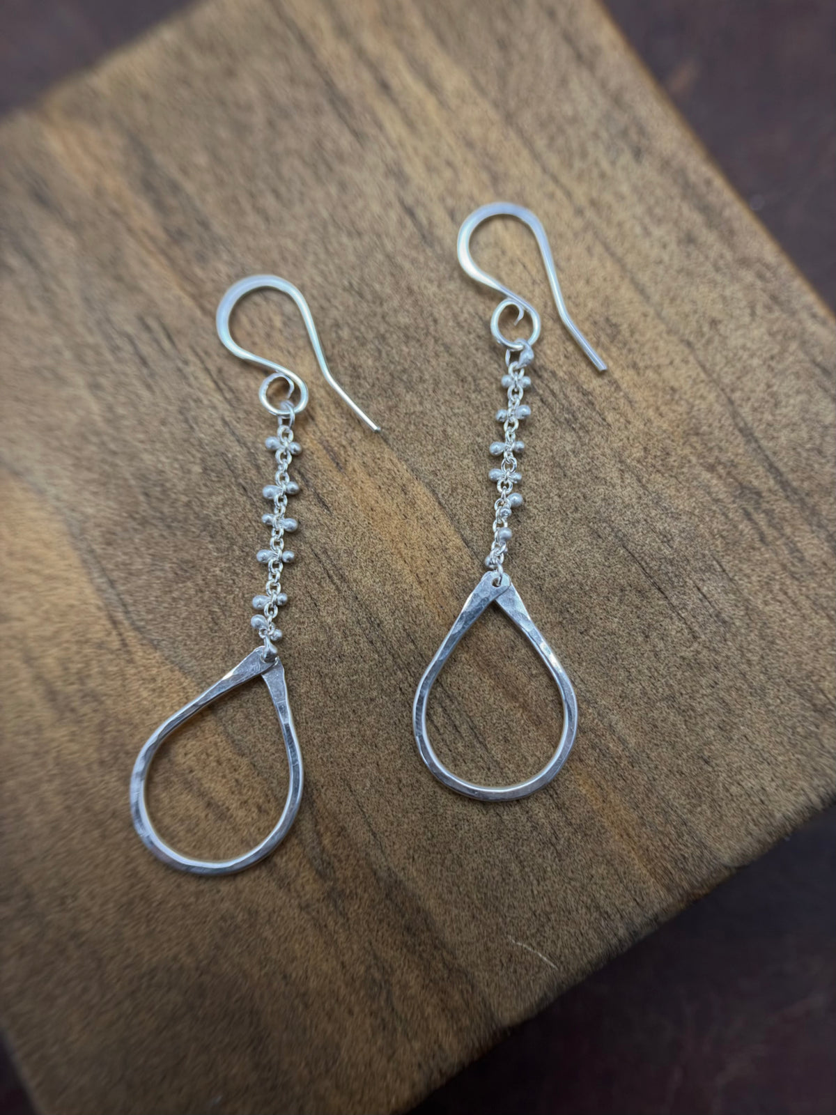 Sterling Silver Tear Duster Earring