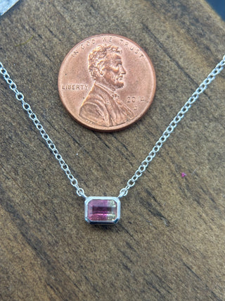 Watermelon Tourmaline Necklace