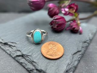 Turquoise Edge Ring