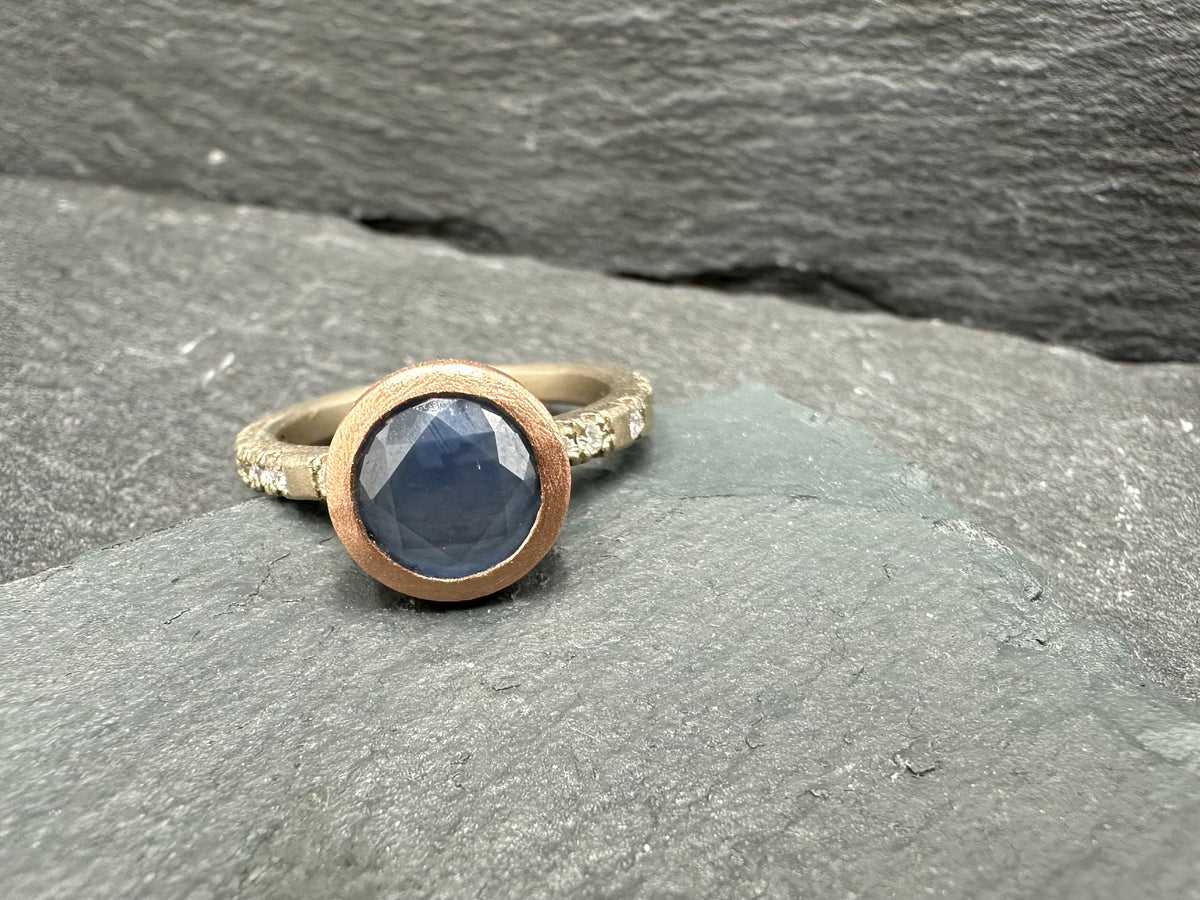 Sapphire Confetti Ring