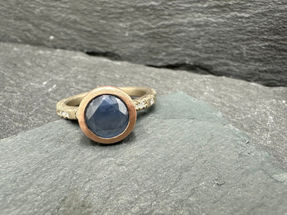 Sapphire Confetti Ring