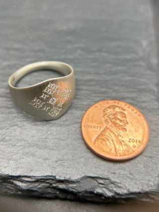 The Moon & Star Shield Ring