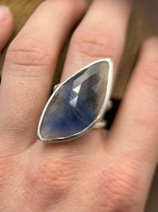 Rose Cut Sapphire Ring