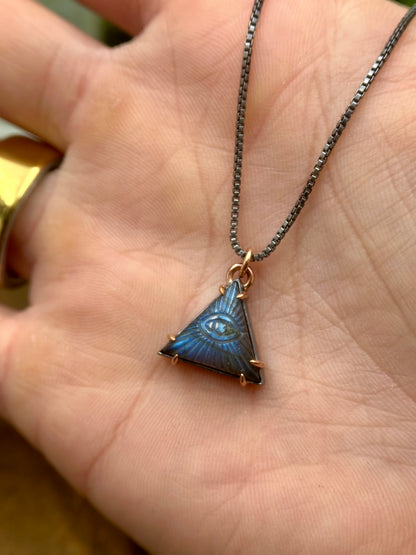 Labradorite Oracle Pendant