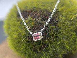 Watermelon Tourmaline Necklace