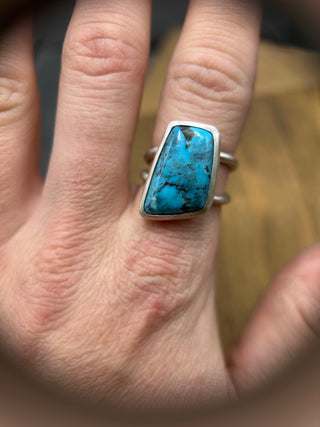 Turquoise Bias Ring