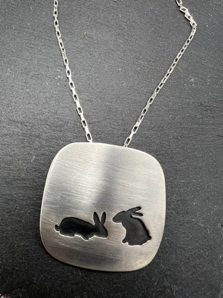 Bunny Duo Pendant