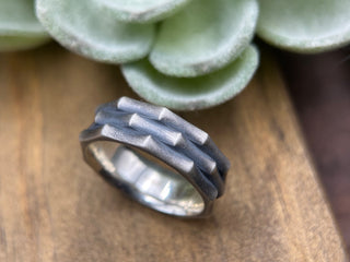 Silver Bamboo Ring
