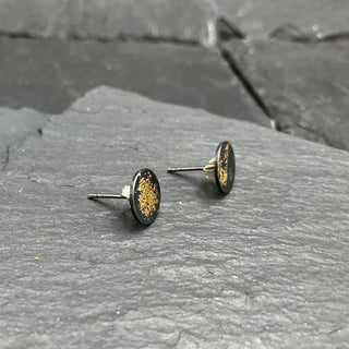 Gold Dust Disc Earrings - Mini
