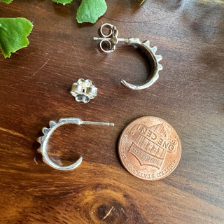 Cora Hoops in Silver