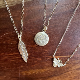 Small Feather Necklace